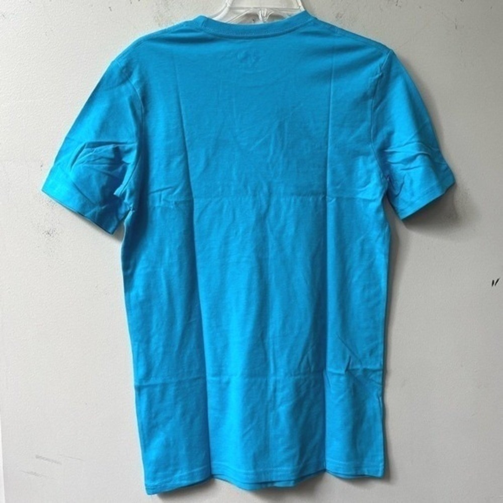 Under Armour Short Sleeve Loose Fit Chest Logo T Shirt Mens XS Blue NWT - Picture 4 of 11